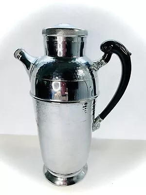 $35.95 • Buy Farber Brothers Krome Kraft Vintage Hammered Cocktail Shaker Circa 1940 11”