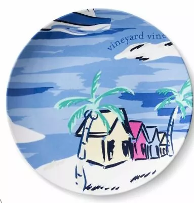 Vineyard Vines Beach Appetizer Plates Set 4 Melamine Target Summer BBQ  • $39.99