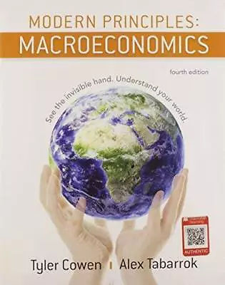 Modern Principles: Macroeconomics - Paperback By Cowen Tyler - ACCEPTABLE • $8.95