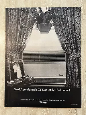 1969 Whirlpool Window Air Conditioner Alias Super Cool  A/C Vtg Print Ad • $8.99