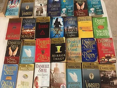 Lot Of 10 Danielle Steel Romance Mass Market Paperback Books MIX • $14.95