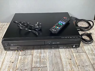£124.99 • Buy Panasonic DMR-EZ494 VCR & DVD Combi Recorder Unit - Remote Control & Leads