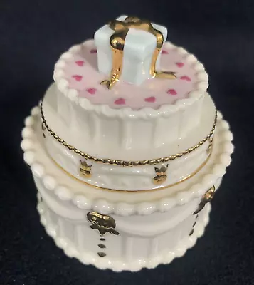 Lenox~Birthday Cake Sentiments Collection~Trinket Cake • $15