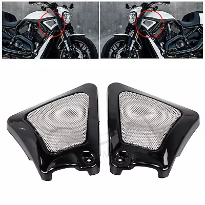 $30.98 • Buy Motorcycle L & R Black Airbox Neck Side Air Intake Cover For Harley V-Rod VRSCB