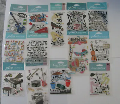 Jolee's Boutique Stickers U PICK Music Marching Band Rock & Roll NEW IN PACKAGE • $3.99