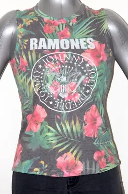 Women's Ramones Licensed Sleeveless Tank Top Large  • £18.59