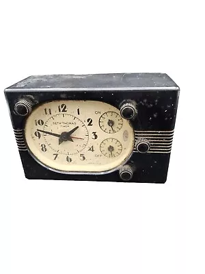 VINTAGE Art Deco Seth Thomas Automatic Electric Range Timer CLOCK Model 883 • $32.92