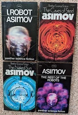 Isaac Asimov Original  I Robot Collection 1st 4 Books Vintage Paperbacks 1968-71 • £18