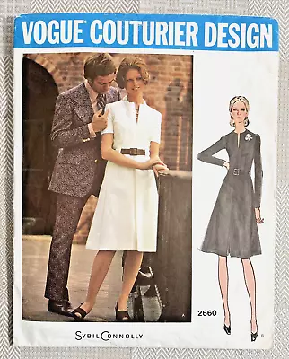 Vogue Couturier Design 2660 Sybil Connolly Size 10 Cut • $25