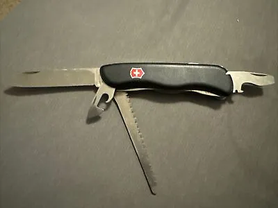 Victorinox Swiss Army Black Knife Mark DE-GM 9305297 • $30