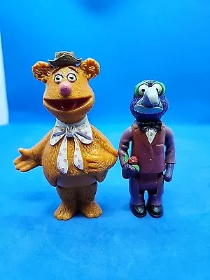 Fisher Price 1978 MUPPET SHOW Stick Puppet Figures Lot Of 2 Fozzie Gonzo • $9.99