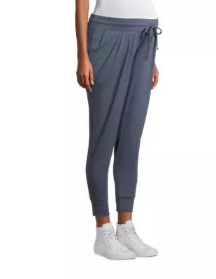 TIME AND TRU Blue MATERNITY PLEATED Jogger Pants  Size S M L XL 4-18 NWT • $14.99