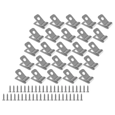  100 Sets Of Wire Cage Buckle Clips Aluminum Wire Cage Clips Cattle Sheep Fence • £11.58