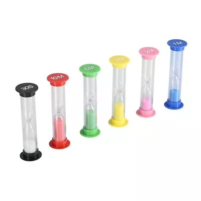 Plastic Sand Timer Sandglass Hourglass Sand Clock Timer 30s 1/2/3/5/10min • $12.95