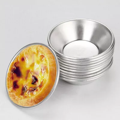 25 Pcs Tart Baking Baking Cups Egg Tart Molds Min Egg Tart Pan Flan • $15.30