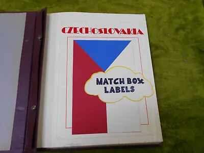 #ff. Album Of Czechoslovakia  Matchbox Labels - Appear To Be  Sets  • $193.02