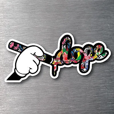 JDM Sticker Bomb Dope Sticker 150mm Quality Water/fade Proof Vinyl Car Drift • $6.99