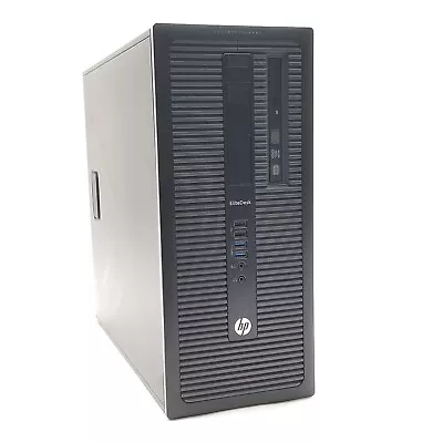 HP EliteDesk 800 G1 TWR I7-4770 3.40GHz 12GB 4TB Windows 10 Professional Desktop • $59.99