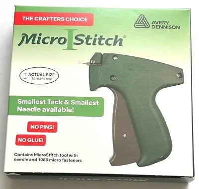 Avery Dennison MicroStitch Tagging Gun Kit Tagger + 1 Needle 1000 Pin #D11187 • $27.50