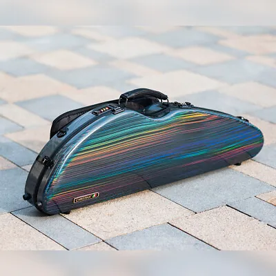 CHRISTINA Carbon Fiber 4/4 Size Violin Hard Case With Music Sheet Bag Coded Lock • $179
