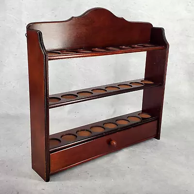 Vintage Lenox Spice Garden Wood Display Shelf Spice Rack W/ Drawer Only No Jars • $245.88