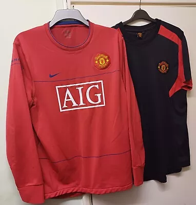 2x Man United Training Shirts • £22.01