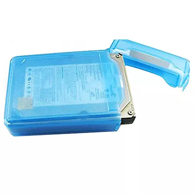 Flash Drive Storage Case 3 .5 Antistatic HDD Box Case For Hard Drive External • £10.12