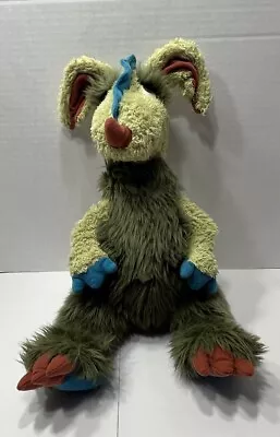 Manhattan Toy Galoompagalot Trilby Monster Dragon Plush Green Blue 19” • $19.76