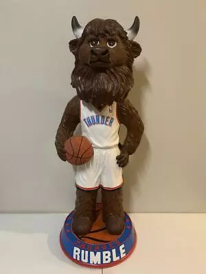 RUMBLE Oklahoma City Thunder 3'H Mascot Bobble Head 36 H NBA Limited Edition • $1099.95