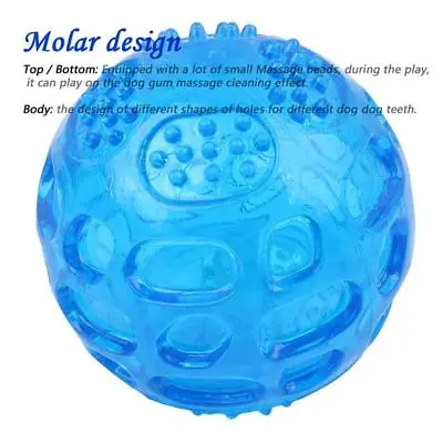 £4.80 • Buy Pet Dog Soft Hedgehog Ball Rubber Bell Sound Ball Playing Outdoor Indoor Toy PF