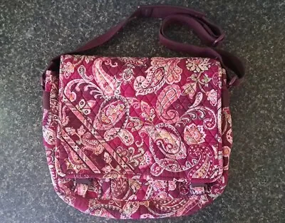 VERA BRADLEY Piccadilly Plum Messenger Laptop Bag  • $19.99