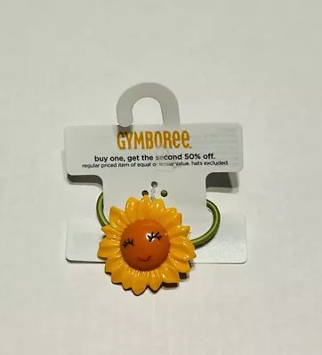 NWT Gymboree Sunflower Smiles Yellow Sunflower Pony Tail Holder • $6