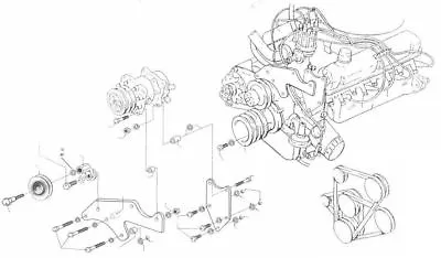 1965 1966 Ford Mustang 289 Ac Compressor Bracket Kit For Sd508 Or Seltec Type • $349.99