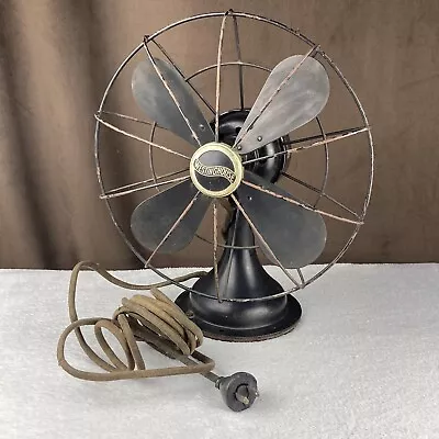 Vtg 1930s Antique Westinghouse Desk Fan LE 517733-D (For Parts/Repair) READ! • $64.99