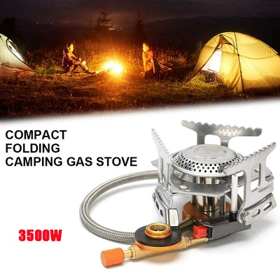 £12.99 • Buy 3500W Windproof Outdoor Portable Hiking Camping Gas Stove Cooking Equipment