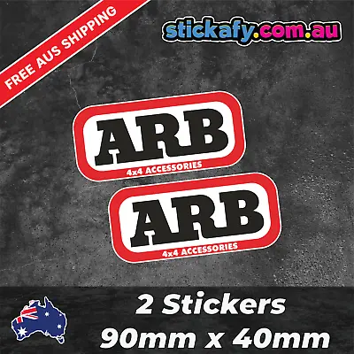 ARB Stickers (x2) Funny Laptop Car Window Bumper 4x4 Ute JDM Decal 4wd • $4.95