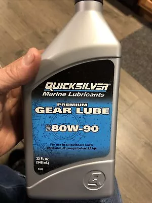 Mercury MERC92858058Q01 Quicksilver Gear Lube 32oz Premium • $11.97