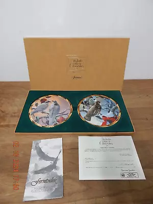 Mario Fernandez 2 TURTLE DOVES PARTRIDGE Collector Plate Twelve Days Christmas • $24.99