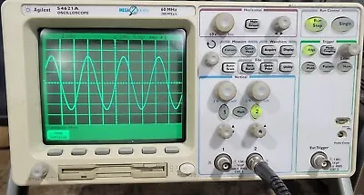 Agilent 54621A 60 MHz 200 MSa/s Benchtop Two Channel Digital Oscilloscope • $135.77