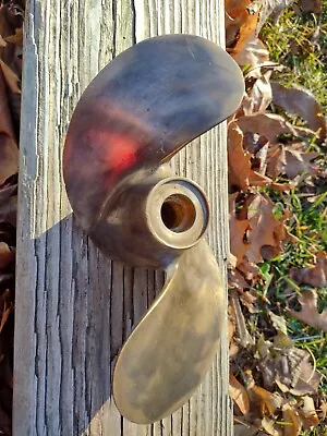 Antique Brass Two Blade Outboard Propeller • $45