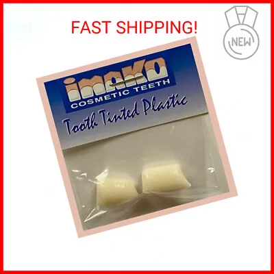 Imako Cosmetic Teeth Extras- Tooth Tinted Plastic- Natural Color. Temporary Toot • $15.40