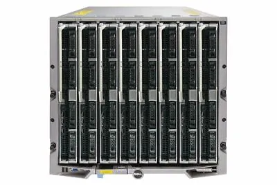 Dell PowerEdge M1000e Chassis 8x M820 Blade 32 X 8-Core E5-4610 512Gb Ram H710P • $12578.13