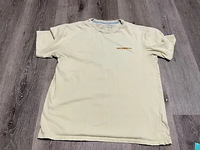 #J68 Men’s Small Yellow Patagonia Organic Cotton Shirt Regular Fit • $11