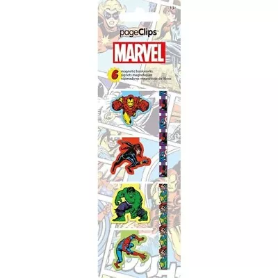 Magnetic Page Clips Bookmarks Marvel Characters Hulk Spiderman ++ • $8.99