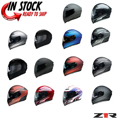 2024 Z1r Jackal Full Face  Helmet Motorcycle Streetbike - Pick Size & Color • $159.95