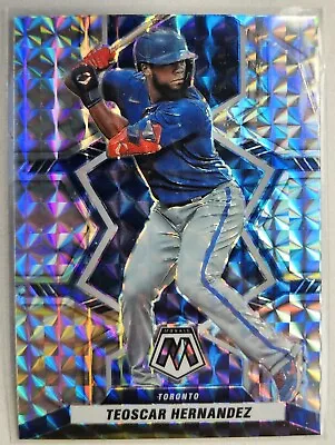 2022 Panini Mosaic Teoscar Hernandez BLUE PRIZM (Toronto Blue Jays) #13 • $1.75