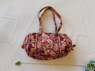 Vera Bradley Piccadilly Plum Paisley Handbag Purse Shoulder Bag Retired • $25.99