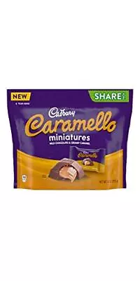 CADBURY CARAMELLO Miniatures Chocolate Candy Share Packs 8 Oz 8 Count • £45.46