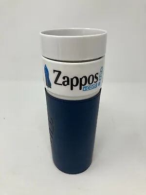 $19.99 • Buy Zappos Shoes Logo Travel Coffee Mug Cup With Leather Embossed Sleeve Zappos.com