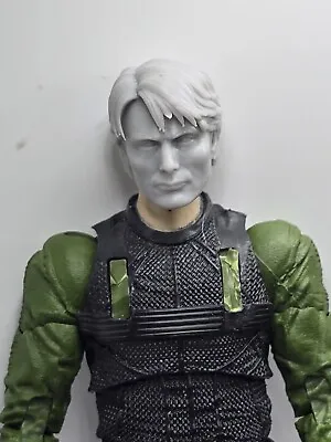 3d Printed Mads Mikkelsen Head #1 1:10 7  MARVEL LEGENDS MCFARLANE DC MULTIVERSE • $7.99